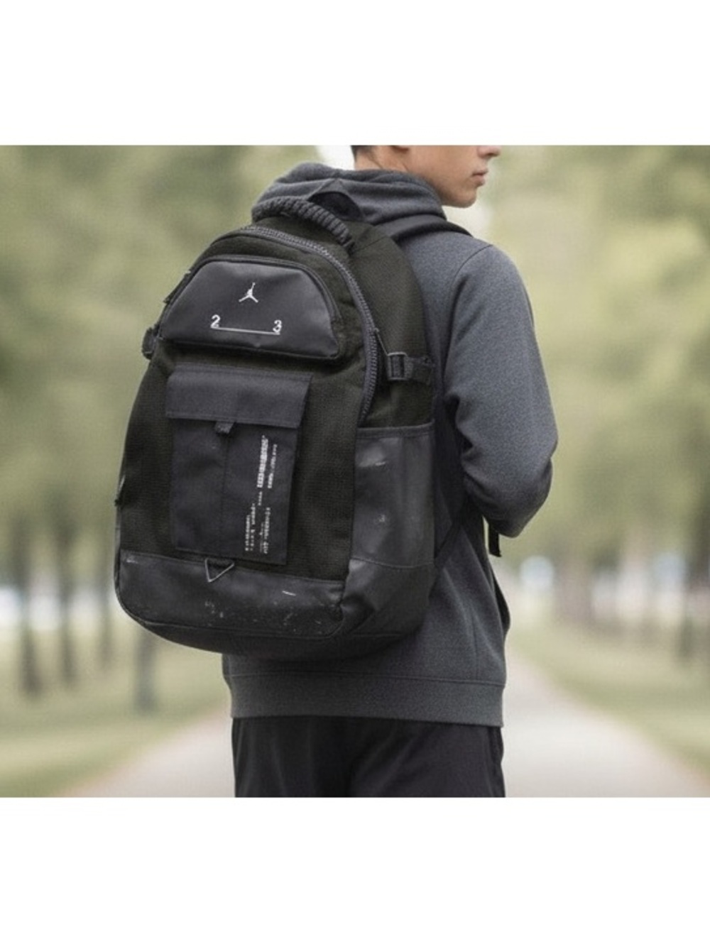 Jordan 23 Engineered Black Backpack
